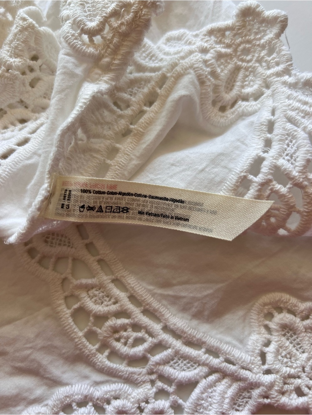 Free People White Eyelet Hem Slip Chemise - Picture 8 of 8